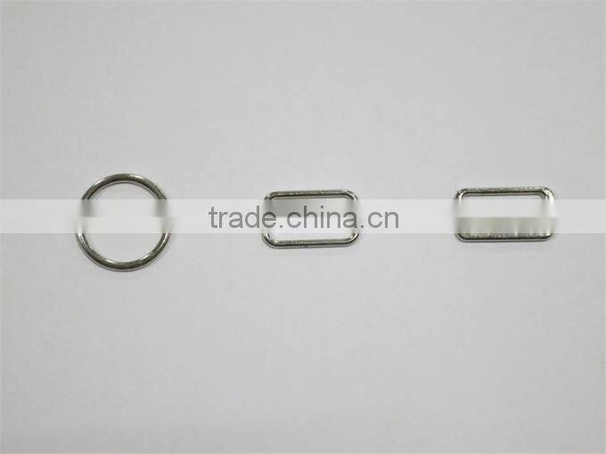 Metal Silver Bra Ring and Slider Adjuster for Garment accessories (ALA-01)