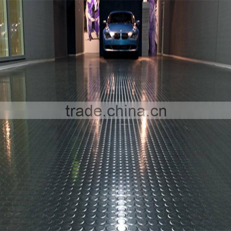 PVC Material Anti Slip Simple Color Boat Rubber Flooring