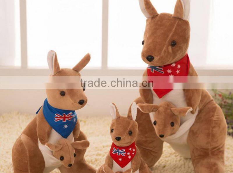 creative hot-selling cartoon animal mother and child kangaroo simulation imitated stuffed plsh toy doll