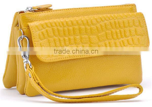 Women Leather Clutch Bag Stone Pattern Zipper Bag Cowhide Messenger fashion bags ladies handbags