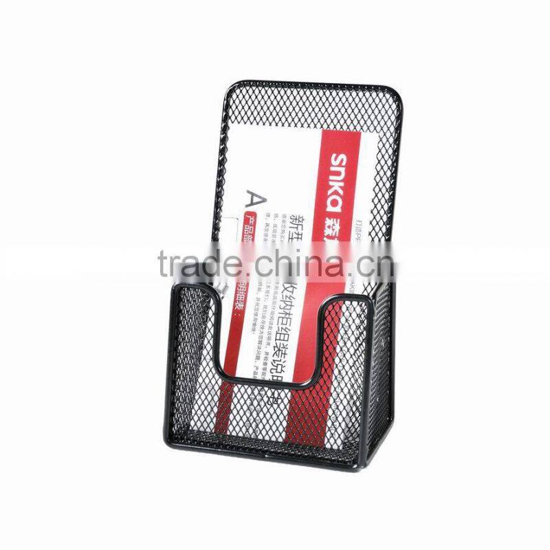 metal wire office desktop file shelf