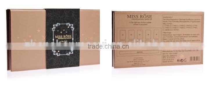 2016 Newest product professional Miss Rose make up eye shadow palette,Shining eye shadow