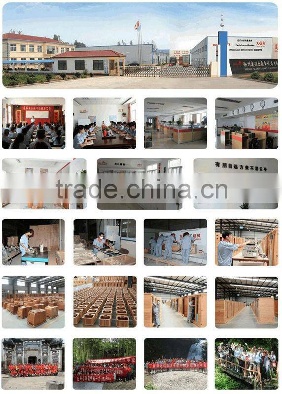 4 Persons health care far infrared sauna cabin