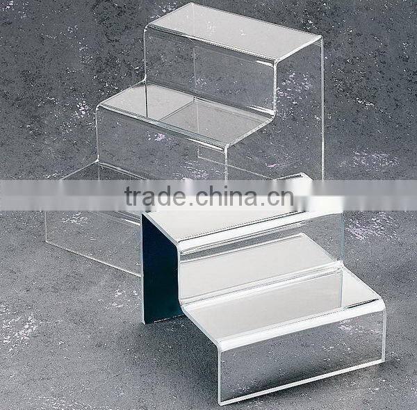 Fashionable hot selling acrylic step risers in clear