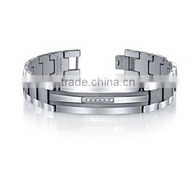 2016 fashion white ceramic beads jewelry bracelet with gold beads jewelry wholesale china