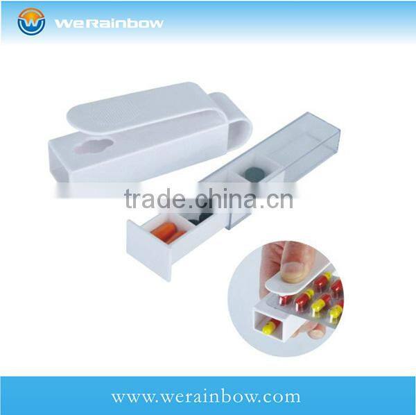 plastic 4 case square pill box