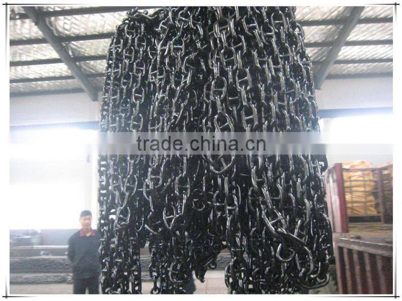 Stud Link Anchor Chain U2/U3 Grade Black Painting