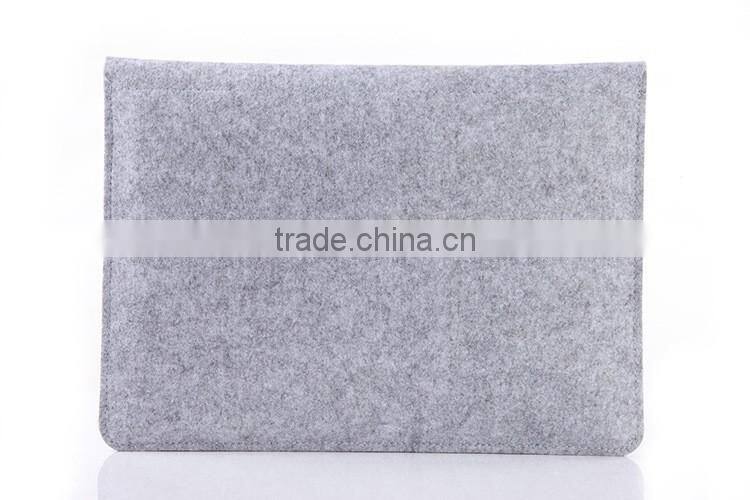 Accept small order fashion multifunction slim felt tablet bag with zipper for ipad