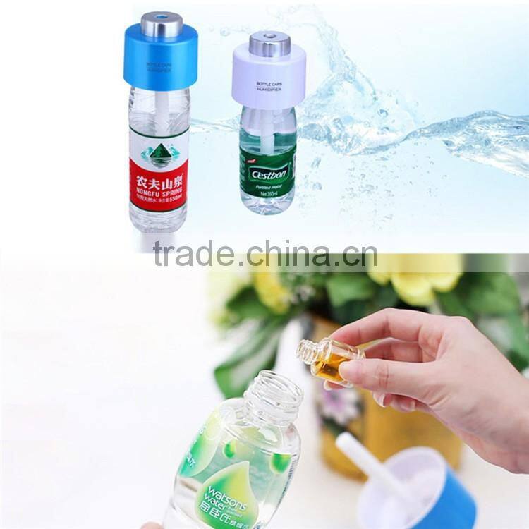 USB portable aroma water bottle cap humidifier mist air humidifier