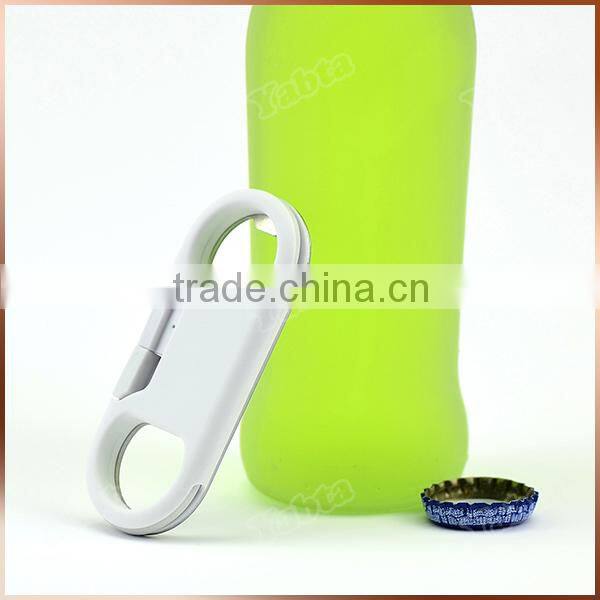 USB Data Sync Charge 8 Pin Key Chain USB Cable Bottle Opener, For Iphone Bottle Opener Keychain Cable