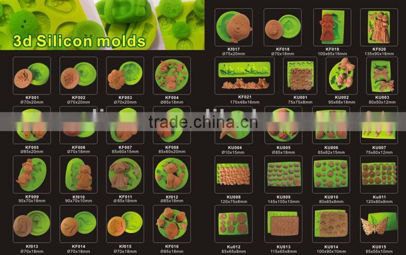 Garland 3D Silicone Fondant Cake decoration Mould