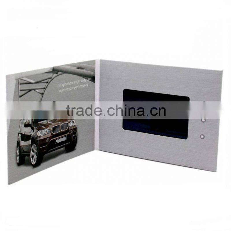 1.8-7" LCD video greeting card