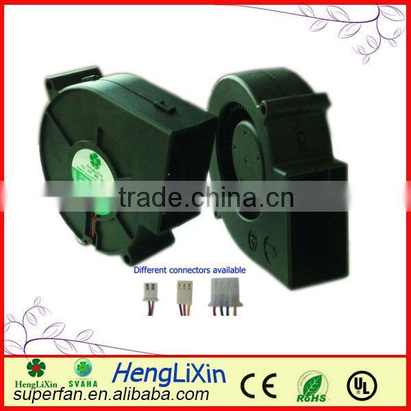 Brushless dc fan 12v 97x97x33mm mini ventilation fan with 12v brushless dc fan motor