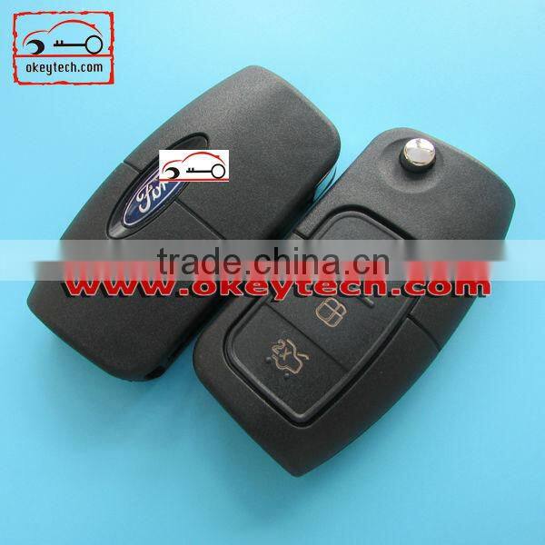Okeytech ford key cover Ford Mondeo remote key shell for ford remote flip key