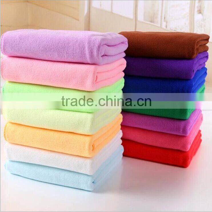 Family with a microfiber towel