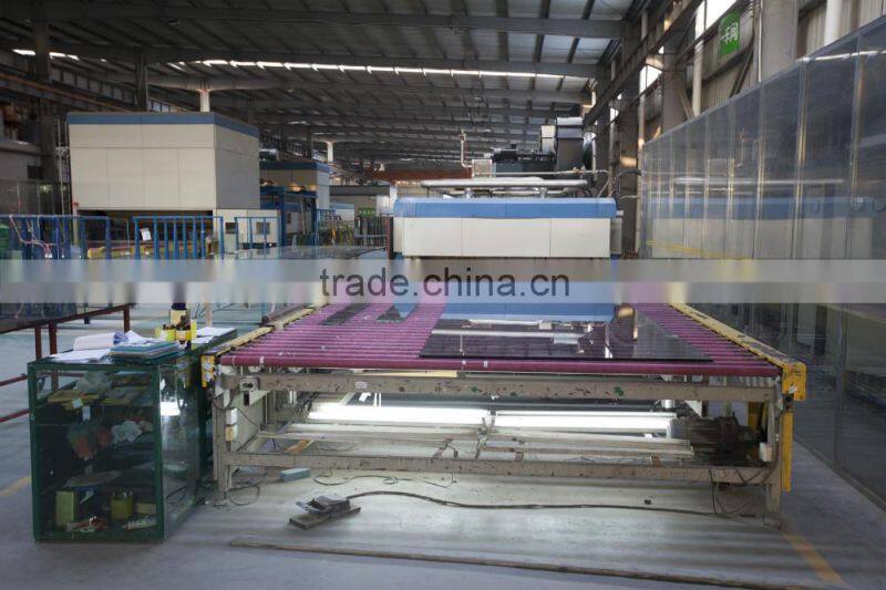 Toughened tempered building elevation glass