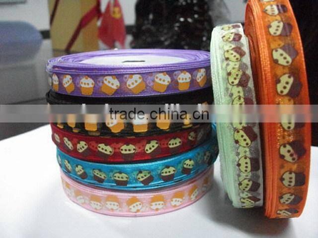 Hotsales single/double face cotton velvet ribbon