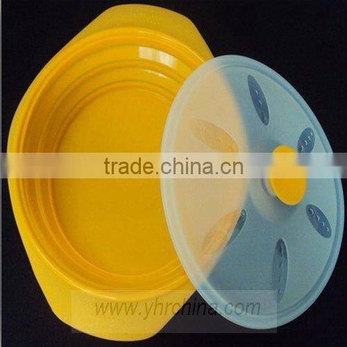 JUMBO SILICONE MICROWAVE STEAMER WITH INSERT