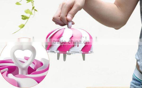 2016 Creative Peacock Folding Plastic Fruit Tray