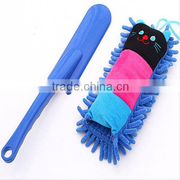 China manufactury OEM microfiber lovely mini animal colorful chenille duster