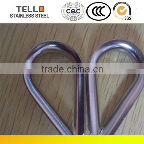 stainless steel wire rope thimble