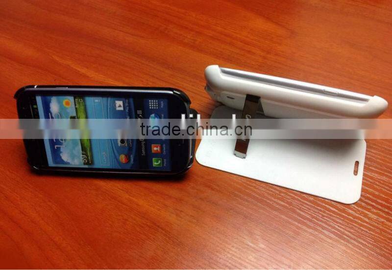 2600mah Portable Battery Leather Case For Samsung Galaxy S3 i9300