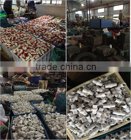 PVC TWO PIECES BALL VALVE(ABS HANDLE)