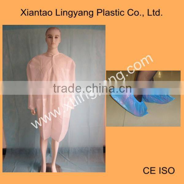 Medical Disposable White Visit Gown