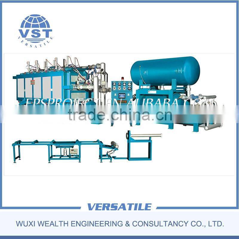 compound polyethylene eps vacuum block moulding machine