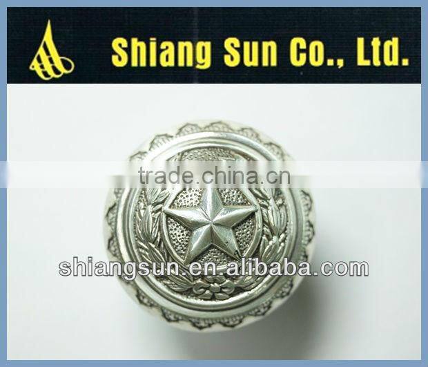 Cheap cross stitching custom leather concho