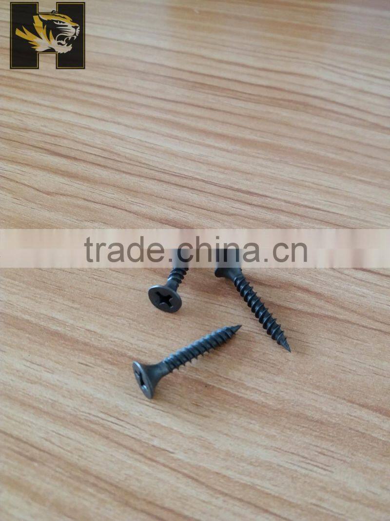 coating black/grey/white trumpet head screw for drywall