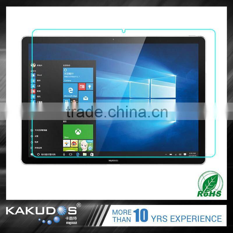 9H High quality laptop tempered glass screen protector for huawei matebook