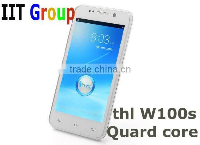 in stock THL W100s quad core smart phone MTK6582 4.5 inch 1G RAM 4G ROM android 4.2 8MP Camera