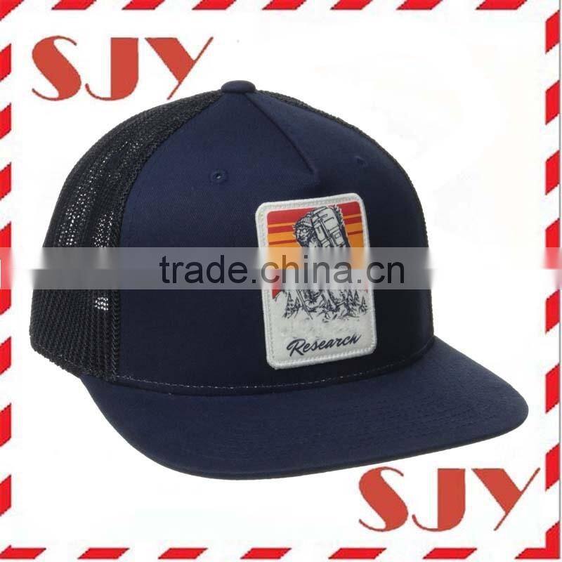 Custom Embroidery Patch Mesh Back High Profile Trucker Hat