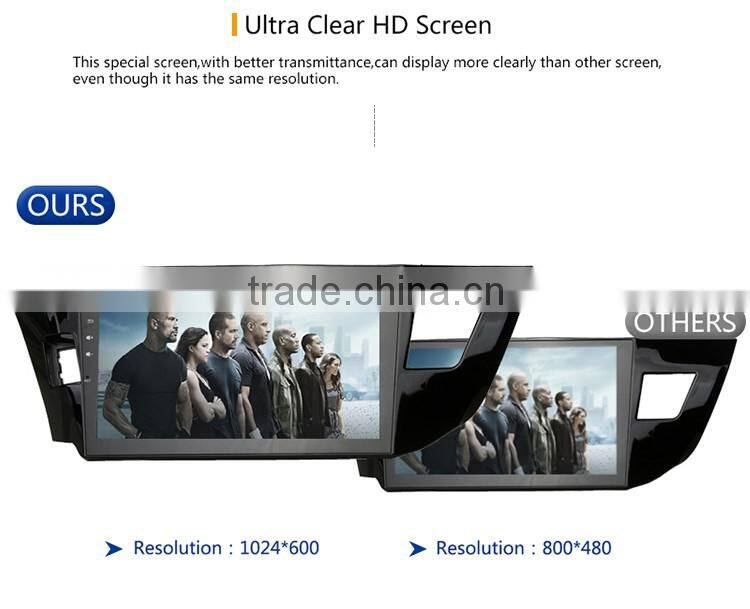 10.2 inch High Definition Digital Capacitive Screen car radio dvd with GPS mirror