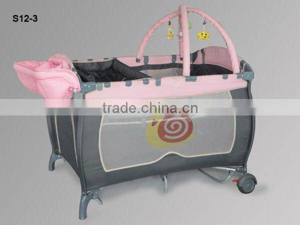 high quality foldable plastic baby playpen
