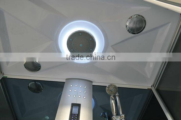 Integral shower cubicle