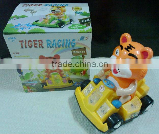 new! battery operated light and music pet car PAF0939-2