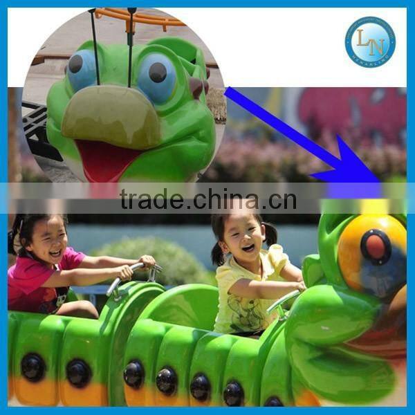 Electrical Design Track Train mini worm roller coaster wacky for sale
