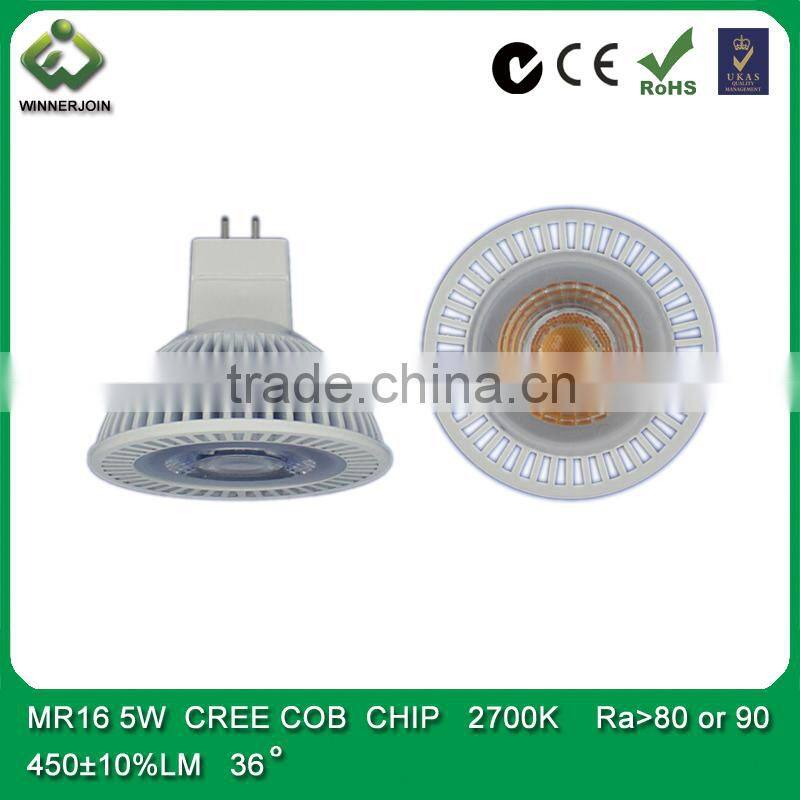High CRI 97Ra led spotlight mr16 cob