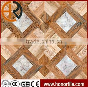 600x600mm matt finished wood grain porcelain floor tile