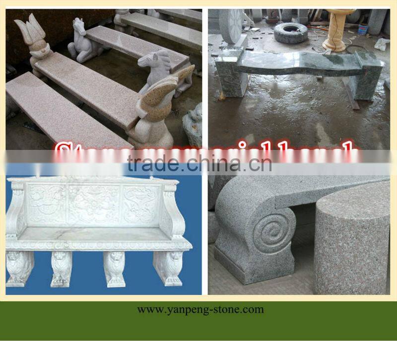 stone memorial bench