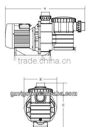 EMAUX centrifugal swimming pool circulation pump