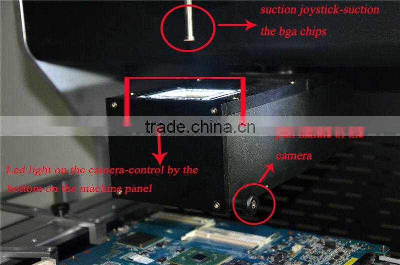 Hot sale WDS-650 bga vga repair machine for laptop motherboard 3 independent heating Infrared BGA Rework Station