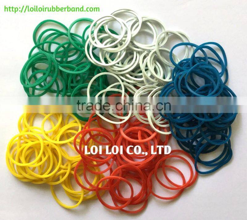 Loom rubber band for hair and money - Round Circle Homehold Rubber Bands