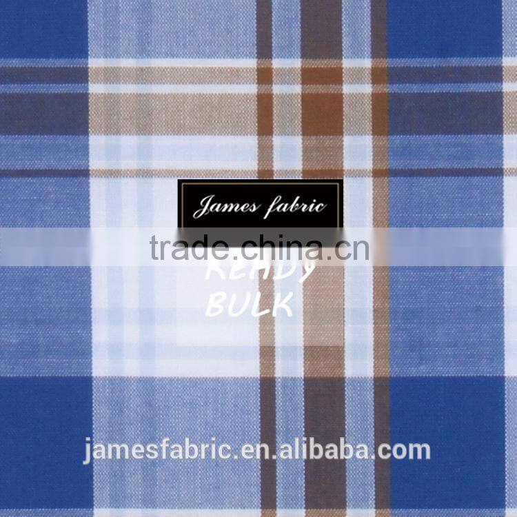 James pure cotton colorful big check regular soft 15/16 new developed fabric