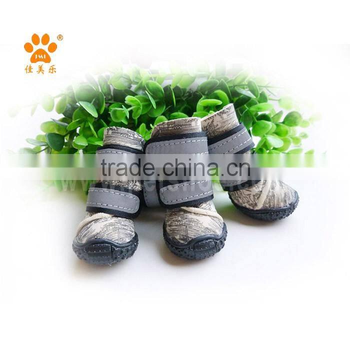 2016 JML hot selling fancy dog pet products warm snow boots waterproof nylon pet accessory