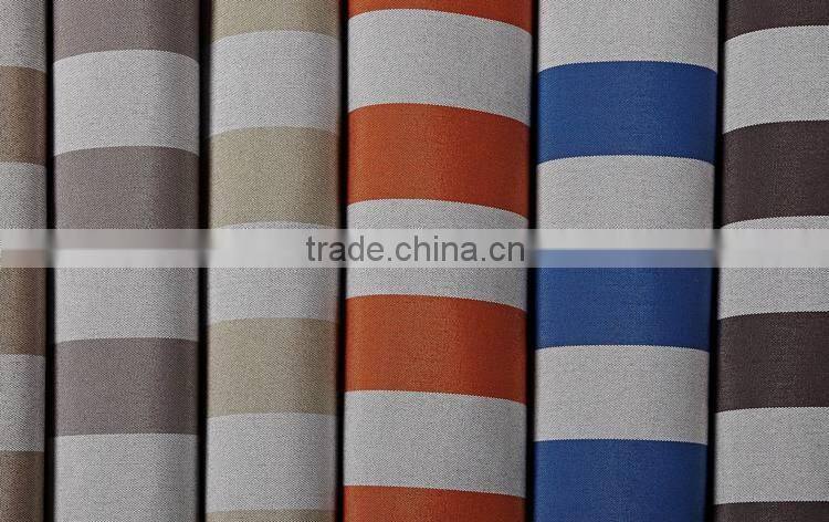 100% polyester Stripe velvet / corduroy upholstery fabric , pillow case material
