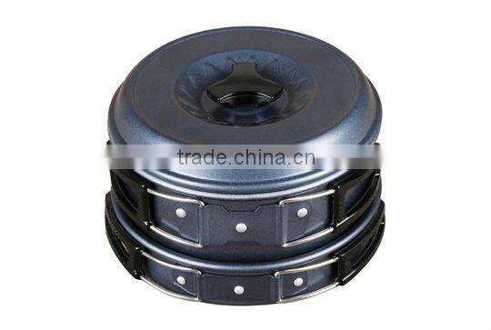 piece cookware set all clad canpan