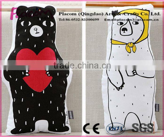 Cute Hot Selling High-Quality Special Bear Plush Pillow Animal Stuffed Doll for Promotion